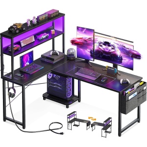 AODK L Shaped Desk, 68